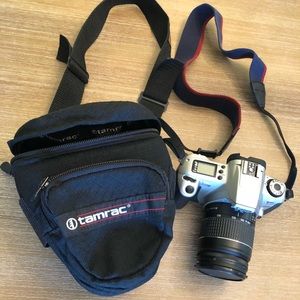 Canon rebel 2000 film camera.